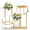 3pcs s + m + l Wedding Centerpieces for Tables with Mesh Plates for Party, Weddings